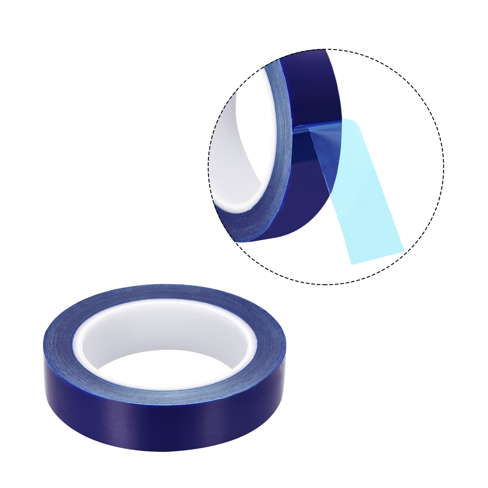 Unique Bargains PE Protective Film Removable Scratch Film for Surface Protection Blue 0.98" x 328Ft