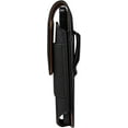 thumbnail image 6 of Black Leather Vertical Belt Loop Case is Compatible with Cricket Icon 3, Splendor, ATT Motivate 2 with a thin cover on, 6 of 7