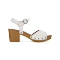 thumbnail image 2 of Style & Co. Womens Anddreas Faux Leather Clog Heel Sandals, 2 of 5