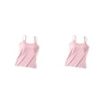 thumbnail image 1 of Qarigey Camiseta sin mangas transpirable para mujer con correas ajustables y sujetador adicional Camisolas y chalecos para mujer Tops Sexy y Type5 NO5, 1 of 6
