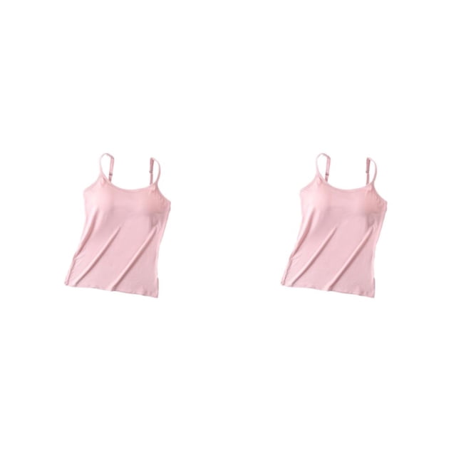 Qarigey Camiseta sin mangas transpirable para mujer con correas ajustables y sujetador adicional Camisolas y chalecos para mujer Tops Sexy y Type5 NO5