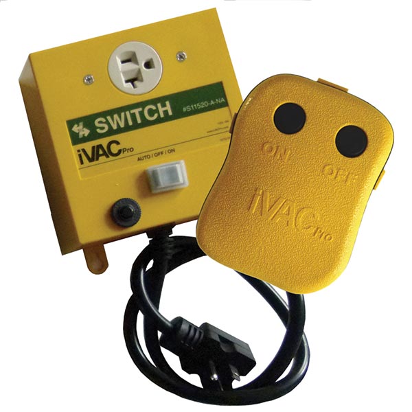 iVAC PRO 240Volt Remote Control For Dust Collectors