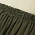 thumbnail image 6 of OSOLU Solid Color Women Summer Boho Elastic High Waist Pleated A-Line Flowy Ruffle Swing Tiered Long Beach Skirt Cozy Skirts, 6 of 7