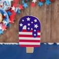 thumbnail image 4 of Qocolhg 4th of July Decorations, Patriotic Tiered Tray Decor Wooden Sign, Vintage Popsicle Shaped Wood Blocks, Rustic American Memorial Day Table Decor for Independence Day Home Decor, 4 of 6