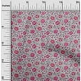 thumbnail image 2 of oneOone Cotton Cambric Gray Fabric Asian Suzani Fabric For Sewing Printed Craft Fabric By The Yard 56 Inch Wide, 2 of 5