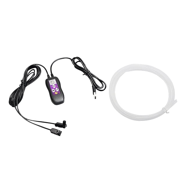 B 5M Dual-Source Smart Car Interior Lighting System With Mobile App Control Rgb Color Changing Neon Strip For Vehicle Decoration #G7yGd