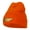Orange, variant on Tennessee State Map Embroidered Long Beanie - Black OSFM