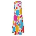 thumbnail image 4 of Colorful Dots Sleeveless Dress Summer Dresses Birthday Dress for Women Luxury 2025 Dress Party Night, 4 of 6
