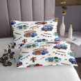 thumbnail image 3 of Erosebridal Vintage Camping Coverlet Set Twin, Rustic Farmhouse Bedding Set, Cartoon Theme Decor,, 3 of 5
