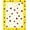 Yellow, Pattern 4, variant on Flatwoven High Traffic Area Rug, Vintage Botanical Insect Print Low Pile With Delicate Wing Details, Non Slip, Stain Resistant, Washable Area Rugs for Living Room, Bedroom(Beige, 2X3)