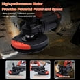 thumbnail image 5 of Commercial-Grade Floor Grinder Polisher Kit - 110V Concrete Sander with Dust Extraction, 150mm Grinding Width - Wall/Floor Prep Machine, 5 of 9