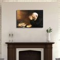 thumbnail image 2 of Daily Bread Man Praying Grace Canvas Poster Modern Aesthetic Picture Wall Art Home Office Decoration Painting Holiday, 2 of 10