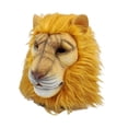 thumbnail image 3 of Máscara de cabeza de león de látex para hombres y mujeres, máscara de animal para festivales, clubes nocturnos y fiestas., 3 of 8