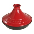 thumbnail image 1 of STAUB Specialities 28 cm Cast Iron Tajine, Cherry, 1 of 6