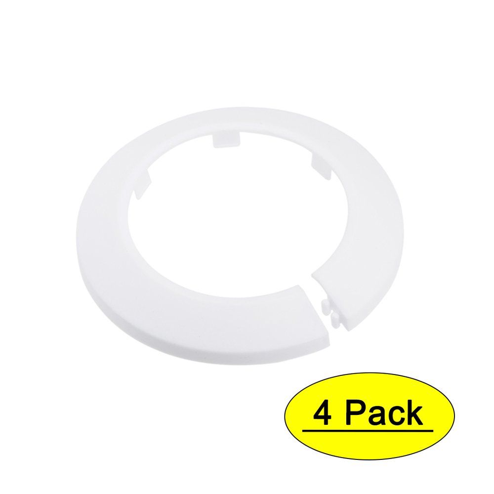 7576mm Pipe Cover Decoration PP Radiator Escutcheon Water Pipe Wall