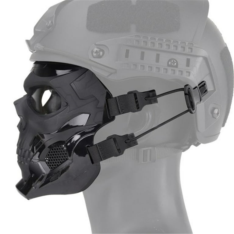 Kid's Black S.W.A.T. Helmet with Face Mask