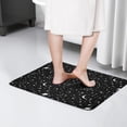 thumbnail image 4 of Black Star Planet Moon Pattern Flannel Non Slip Door Rugs,Washable Door Mats Indoor,Decorative Door Mats,Dirt-Resistant and Absorbent Doormat for Entrance,Bedroom,Kitchen,Bathroom,31.5x17in(80x43cm), 4 of 4