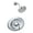 Chrome, variant on Moen Eva Brushed Nickel Posi-Temp Eco-Performance Shower Trim Kit, Valve Required