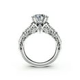 thumbnail image 3 of Vintage Filigree Design Round Cut Moissanite Engagement Ring, 3 of 4