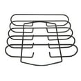 thumbnail image 3 of BBQ Rib Rack Iron Non Stick Grilling Rib Stand Black Barbecue Grill for Steak Lamb Chops Outdoor, 3 of 14