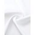 thumbnail image 5 of INSPIRE CHIC Women's Satin & Chiffon Robe Long Sleeve Semi-Sheer Wrap Bathrobe with Belt for Bridal & Loungewear S White, 5 of 6