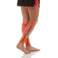 thumbnail image 3 of Mens Footless Compression Socks 20-30mmHg for Sports, Airplane - Orange, X-Large, 3 of 8