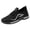 Black, variant on Rokment Running Walking Tennis Shoes for Men Breathable Mesh Lightweight Jogging Fitness Workout Trainers Casual Driving Fashion Sneakers White Size 8