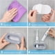 thumbnail image 5 of Organizador de baño autoadhesivo de pared de 2 piezas para cepillo de dientes, 5 of 5
