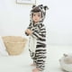 thumbnail image 5 of Pijamas Para Niños Pequeños Otoño Invierno Bebé Infantil Unisex Pijama Para Niños Onesie De Felpa Traje De Animal Perezoso De Una Pieza Negro Odeerbi  LM103-2935, 5 of 8
