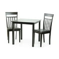 thumbnail image 5 of Wickerix Dining Kitchen Square Table Classic Modern Wooden, Espresso, 5 of 8