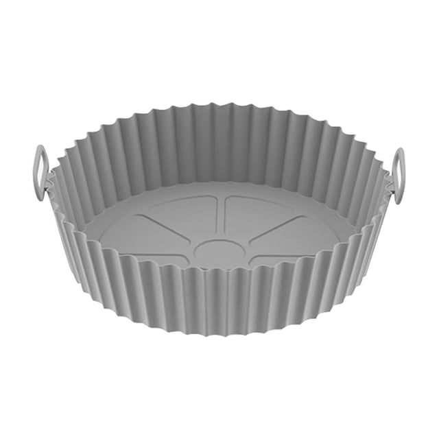 Air Liner Silicona Freidoras Cesta Horno Revestimientos Antiadherentes Fácil Limpieza ( ) Gris