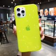 thumbnail image 5 of Compatible with iPhone 12 Pro Case Bling Clear Glitter Sparkle Case for Women Cute Slim Soft Silicone Gel Phone Case Flexible Cellphone case for iPhone 12/12 Pro 6.1" 2020 Purple (Green), 5 of 7