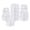 White Bag of 10, variant on The Beadsmith Nyline Nylon Beading Thread - Assortment Pack, Sizes 00,0, B & D, Black, Four Spools