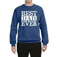 thumbnail image 2 of Wild Bobby, Best Dad Ever Daddy Husband, Father's Day, Unisex Men Crewneck Graphic Sweatshirt, Vintage Heather Blue, Small, 2 of 3