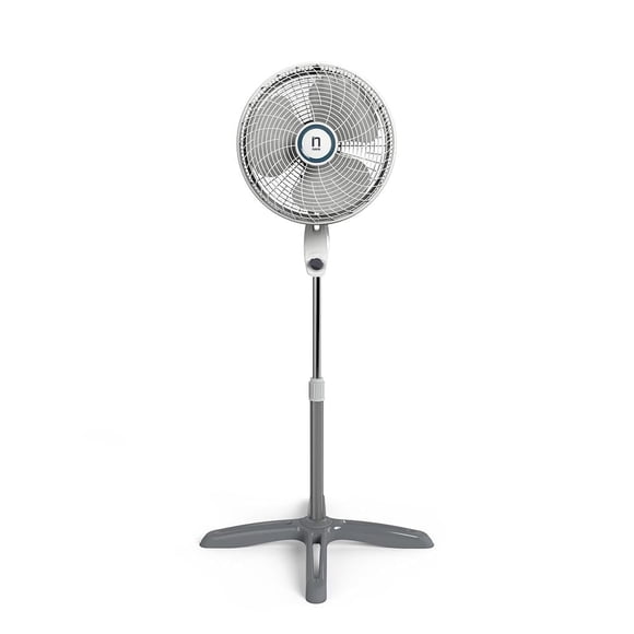Ventilador de pedestal Navia 16 pulgadas color gris