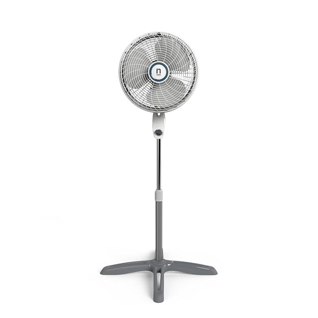 Ventilador de pedestal Navia 16 pulgadas color gris