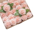 thumbnail image 1 of Ramo de Rosas Artificiales de Bajo Mantenimiento Bewildely Decoración Carne Rosa, 1 of 6