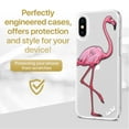 thumbnail image 2 of Case Yard iPhone-XS-Max Case Clear Soft & Flexible TPU Ultra Low Profile Slim Fit Thin Shockproof Transparent Bumper Protective Cover Drop Protective Cell Phone Cases (Classic Flamingo), 2 of 8