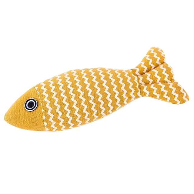 Pet Catnip Fish Pillow Toy,Fish Shape Cat Toy Catnip Fish Toy Catnip Fish Chew Toy Next-Gen Design