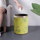 thumbnail image 1 of Papelera de piel sintética, cubo de basura para cocina, accesorio de lujo, contenedor de basura, papelera para inodoro, baño, hogar, dormitorio, Estilo H, 1 of 8