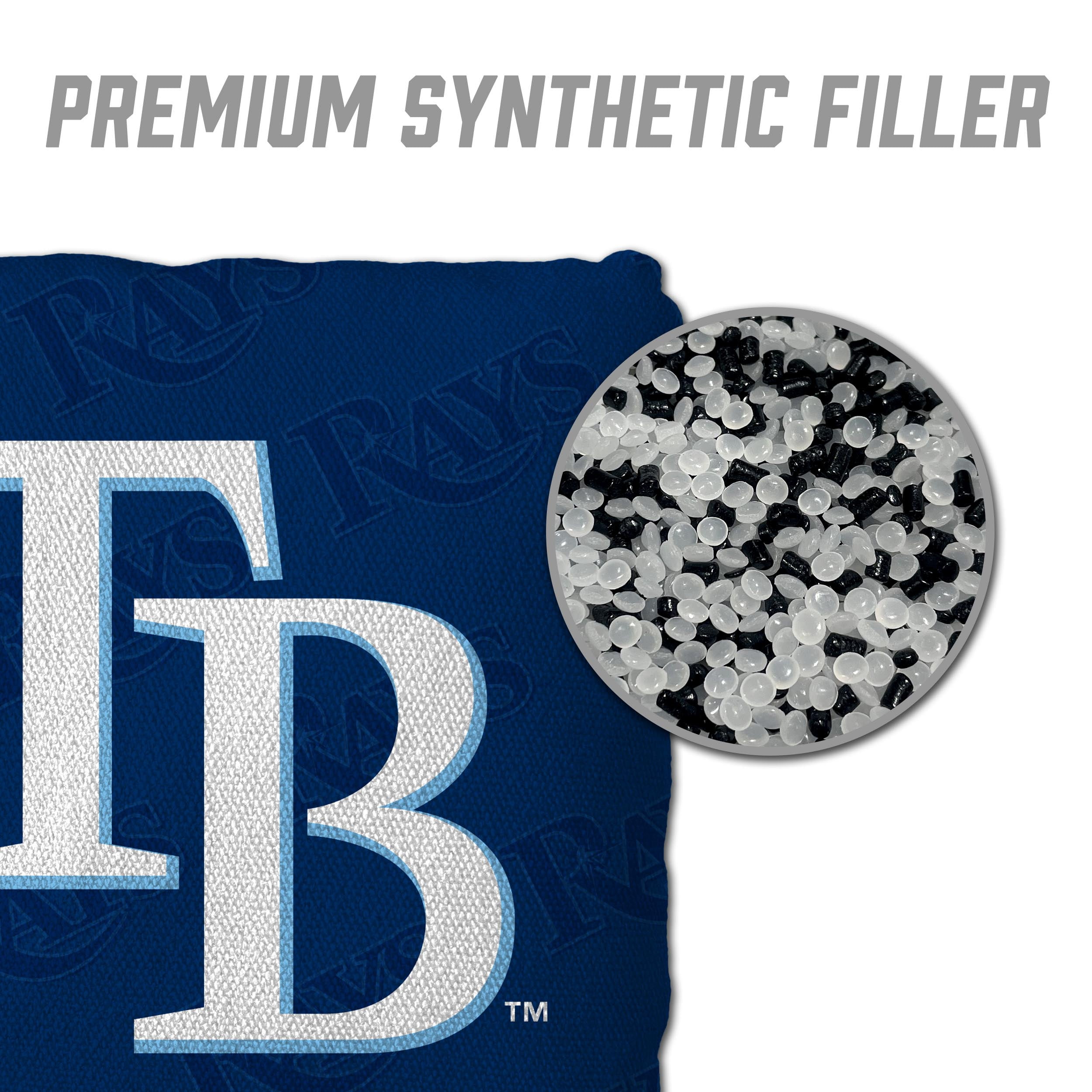 MLB Tampa Bay Rays Cornhole Bags - 4PK - Blue