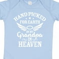 thumbnail image 4 of Inktastic Handpicked for Earth by My Grandpa in Heaven Angel Wings Boys or Girls Baby Bodysuit, 4 of 5