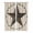 Brown Beige, variant on 2 Panels Kitchen Tier Curtains 39 Inch Length, Vintage Farmhouse Grommets Window Treatment Curtain, Rustic Western Texas Star Shabby Art Thermal Curtains Drapes for Living Room/Bathroom