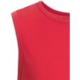 thumbnail image 2 of Expert Brand USA-Made Women's Oxymesh™ Athletic Sleeveless T-Shirt, Red, Large, 2 of 2