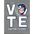 thumbnail image 2 of Tstars Dayton Flyers University Vote Rudy Flyer 3-4 Women Sleeve Baseball Jersey Shirt, 2 of 5