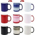 thumbnail image 2 of 15oz Color Changeable Sublimation Mug 3 Assorted Colors of Black, Blue and Red, Packed in White Box, Case of 6, 2 of 11