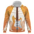 thumbnail image 1 of Sudadera con capucha y cremallera para hombre y mujer, con estampado 3D de guitarra, estilo informal, estilo hip hop, unisex, 1 of 6
