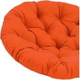 thumbnail image 2 of Outdoor Seat Cushion, Round Rattan Cushion, Hanging Basket Chair Cushion for Swing Chair Hammock Wicker Chair Rocking Chair, Orange, 2 of 7