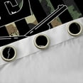 thumbnail image 4 of Homewish Cartoon Initial E Letter Black Out Curtains for Kids, Camo US Flag Curtains Pack of 2 (42x63 Each), Rustic Farmhouse Hunting Bedroom Curtains, Window Curtains Bedroom Decor, 4 of 6