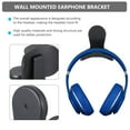 thumbnail image 6 of unbranded  Headphone Hanger Computer Desk Stand Wall Shelf Brackets Collapsible Black, 6 of 8